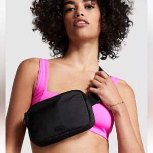 PINK VICTORIA SECRET Fanny Pack In Black